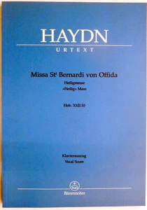 J. Haydn Heiligmesse (Missa Sancti Bernardi de Offida) Hob XXII-10 Klavierauszug - Bild 1 von 1