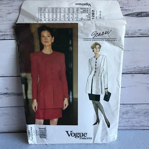 Scassi Vogue Sewing Pattern 1287 Size 12-14-16 New Uncut Suit - Picture 1 of 3
