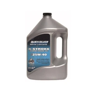 Quicksilver 8110623 1 gal 25W-40 4-Cycle Marine 4 Stroke Outboard Oil - Bild 1 von 1
