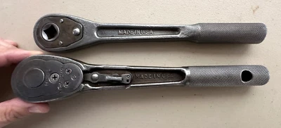 Vintage Craftsman Circle H 1/2 Inch Drive Ratchet And Square Drive USA Pristine - Image 1 of 4