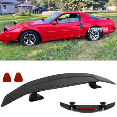 Alerón trasero para Pontiac Firebird aspecto de fibra de carbono 46" labio divisor de ala Foto 1 de 4