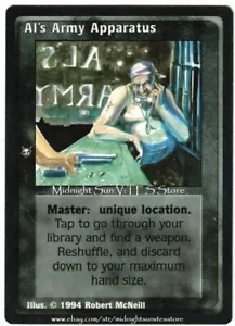 Al's Army Apparatus Jyhad V:TES VTES Vampire CCG - Picture 1 of 1