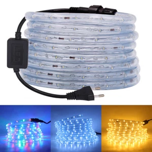 Striscia Luci LED Esterno Giardino Impermeabili IP67 di Natalizie Decora 230V - Foto 1 di 15