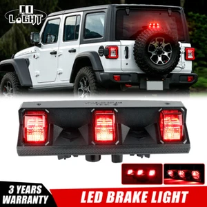 Terceras luces de freno LED lámpara de parada de montaje alto 60 W para Jeep Wrangler JL JLU 2018+ - Imagen 1 de 15