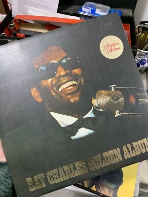 RAY CHARLES GOLDEN ALBUM Japan vinyl Record ABC Paramount Rare Very Nice 2 Disk - Image 1 of 4