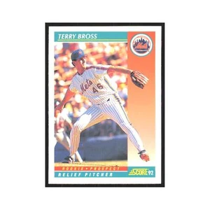 1992 Score Terry Bross RC Mets #763 - Picture 1 of 3