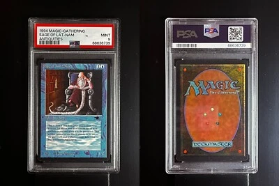 SAGE OF LAT-NAM MTG Magic The Gathering Antiquities PSA 9 - Image 1 of 3