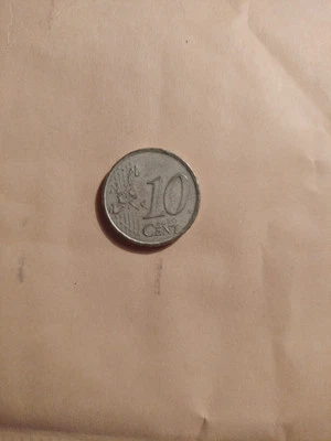 1999 Euro Spain Espana Coin Currency -- 10 Cent Cervantes - Image 1 of 4