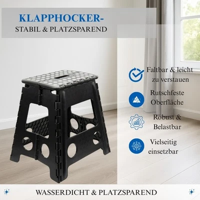 Foldable Step Stool 39 cm – Climbing Aid & Folding Steps - Bild 1 von 3