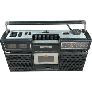 Ferguson 3T04 Vintage Stereo Radio Cassette Recorder Boombox Tested Working - Picture 1 of 18