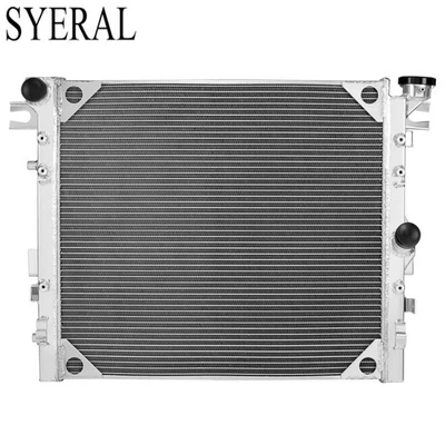 SYERAL 3 Row Aluminum Radiator For 2007-2018 JKU Rubicon Jeep Wrangler JK 3.6L Foto 1 de 4