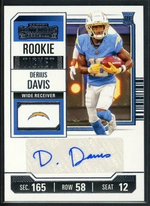 2023 Panini Contenders Derius Davis Rookie Ticket Auto RC - Picture 1 of 2