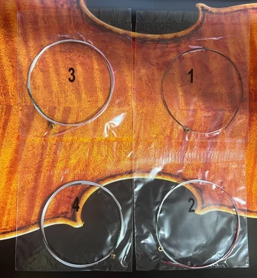 Juego de 4 cuerdas para violín E,A,D,G - Un juego de 4 cuerdas envío gratuito a EE. UU. V235 Foto 1 de 4
