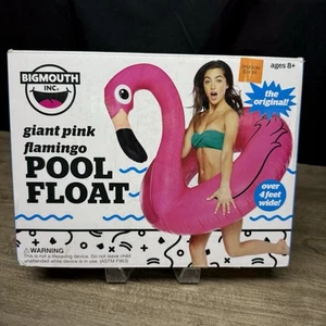 Bigmouth Pink Flamingo POOL FLOAT NEW - Picture 1 of 3