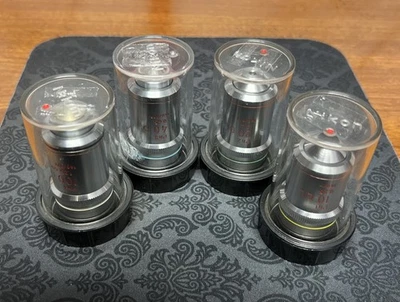 Juego de objetivos de contraste de fase Nikon DL (Dark Low) Ph1 10, Ph2 20, Ph3 40, Ph4 100 Foto 1 de 4