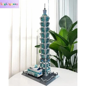 LIYanna 1512Pcs Model Taipel 101 Skyscraper of Taiwan China Building Blocks Toys - Picture 1 of 4