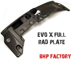 EVO 10 X CZ4A GENUINE CARBON FIBRE FULL FRONT SLAM RADIATOR COOLING PANEL Z0914 - Picture 1 of 1