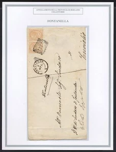 Da Fontanella 8 Ott 1875 a Treviglio con 2 esem - Picture 1 of 1
