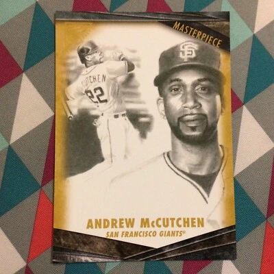 Andrew McCutchen #M-6 Giants 08/10 made 2018 Topps Gallery Masterpiece 5x7 - Image 1 of 2