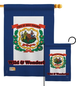 West Virginia Garden Flag Regional States Decorative Gift Yard House Banner - Picture 1 of 13