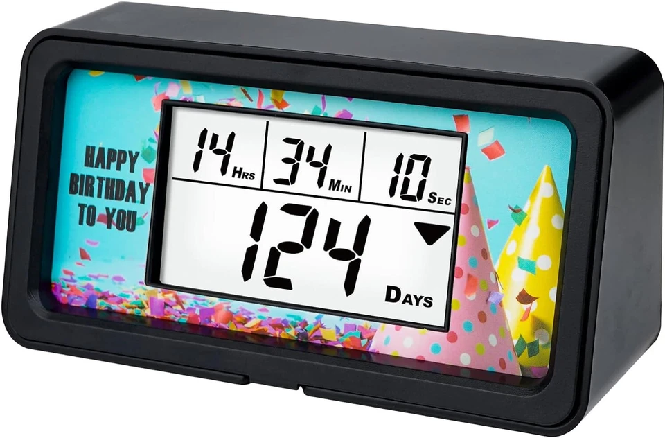 RUNLEADER Digital Days Countdown,Events Countdown Timer,Count-up Tracking,Calendar&Clock