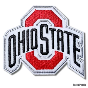 Ohio State Buckeyes Embroidered Iron On  Patch  3.5"x3" - Picture 1 of 2