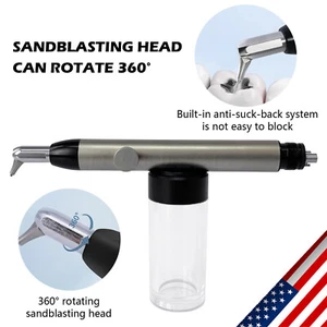 Dental Alumina Air Polisher Abrasion Microetcher Sandblaster Sandblasting Gun 4H - Picture 1 of 24