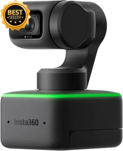 Link PTZ 4K Webcam 1/2" Sensor AI Tracking Gesture Ctrl HDR Noise-Cancel Mics - Picture 1 of 12