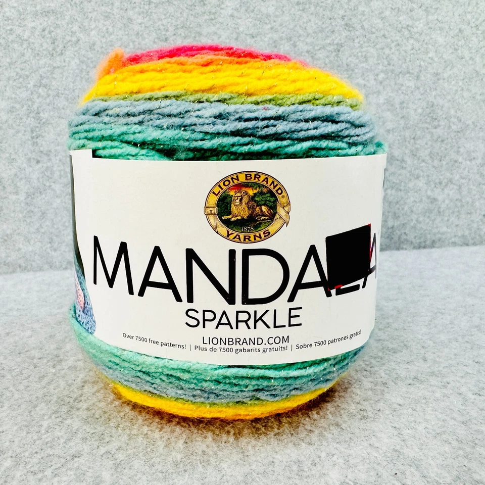 Lion BRAND Yarn Mandala Sparkle Crux 023032027128