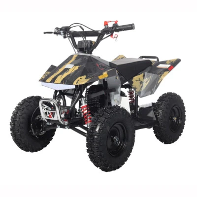 X-PRO Falcon 40cc ATV con transmisión de cadena arranque por tracción freno de disco neumáticos de 6" Foto 1 de 4
