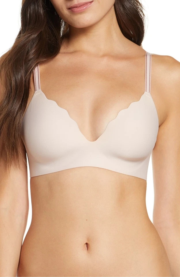 Sutiã camiseta sem fio B.tempt'd by Wacoal 956281 Future Foundation tamanho 40C chifre - Imagem 1 de 2