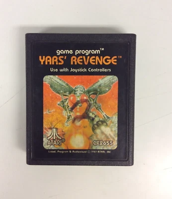 Yars' Revenge (Atari 2600, 1981) Authentic Cartridge Only - Image 1 of 4