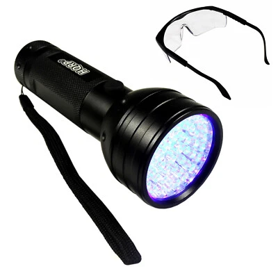 HQRP 51-LED 395 NM Ultra Violeta Luz Ultravioleta Linterna Escorpión Detector+ - Imagen 1 de 4