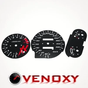 Honda CBR 1100 XX Blackbird 1996-2000 HISS Speedometer Discs Speedo BLACK - Picture 1 of 1