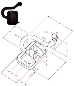 0232 SITO MARMITTA SCARICO PIAGGIO VESPA PX E 200 Arcobaleno 87 88 89 90 91 92 - Imagen 1 de 1