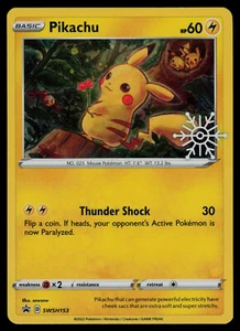 Pokemon - Pikachu - SWSH153 - Holiday Calendar Promo - Holo - English - NM - Imagen 1 de 2