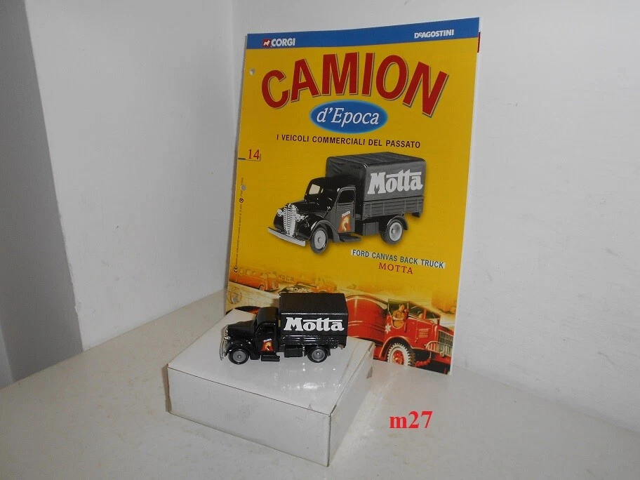 CORGI 1:64 / Camion d'Epoca n°14  FORD  CANVAS  BACK  TRUCK  MOTTA   (m27) - Immagine 1 di 1