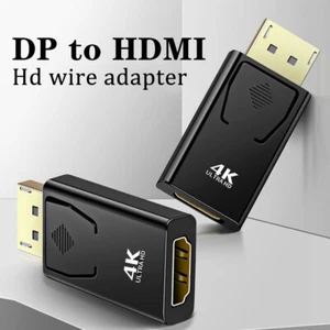 Display Port to HDMI Male Female Adapter Converter Cable Display Port DP to HDMI - Picture 1 of 17
