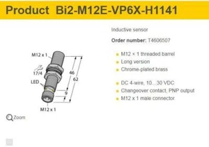 1PC Brand New Bi2-M12-VP6X-H1141 Bi2M12VP6XH1141 #RS8 #W6 - Bild 1 von 4