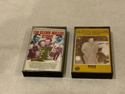 Glenn Miller Lot of 2 Audio Cassette Tapes Pure Gold & Glenn Miller Story Foto 1 de 3