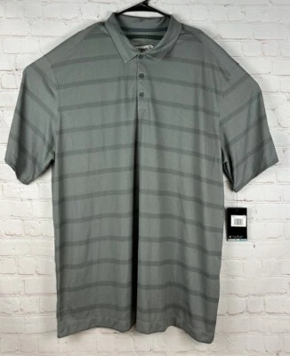 Polo de golf Nike Dri-Fit para hombre manga corta gris talla 2XL NUEVO CON ETIQUETAS Foto 1 de 4