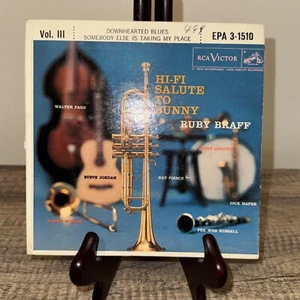 RUBY BRAFF & HIS MEN: Downhearted Blues / Someone Else Is Taking My Place 45 VG+ - Picture 1 of 4
