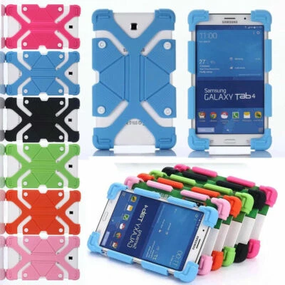 For Various 7" 8" 10" inch Tablet Universal Rubber Shockproof Soft Silicone Case - Image 1 of 4