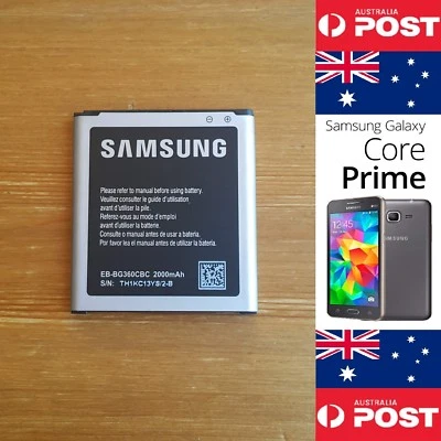 Samsung Core Prime Duos Original Battery EB-BG360CBC 2000mAh G360 - Local Seller - Image 1 of 4