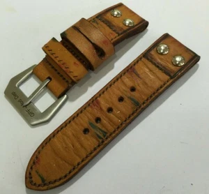 Cinturino in pelle vintage fatto a mano Pilot ""Painter Series - Foto 1 di 5