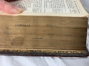 Fore-Edge Holy Bible 1861 In Good Condition - Picture 1 of 20