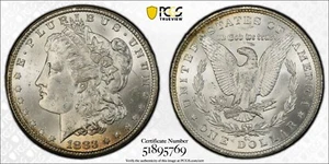 1883-CC Morgan PCGS MS62 – GSA Hoard – Carson City Mint – Uncirculated w/Toning - Picture 1 of 12
