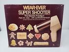 WEAREVER SUPER SHOOTER ELECTRIC FOOD COOKIE GUN PRESS COMPLETE BOX TESTED WORKS
