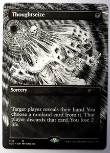 MTG: Secret Lair - Thoughtseize - Borderless Rare - NM - #1117 - Junji Ito - Picture 1 of 1