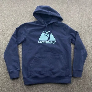 Patagonia Live Simply Winding Uprisal Hoody Size Small Mens Blue Recycled EUC - Picture 1 of 10